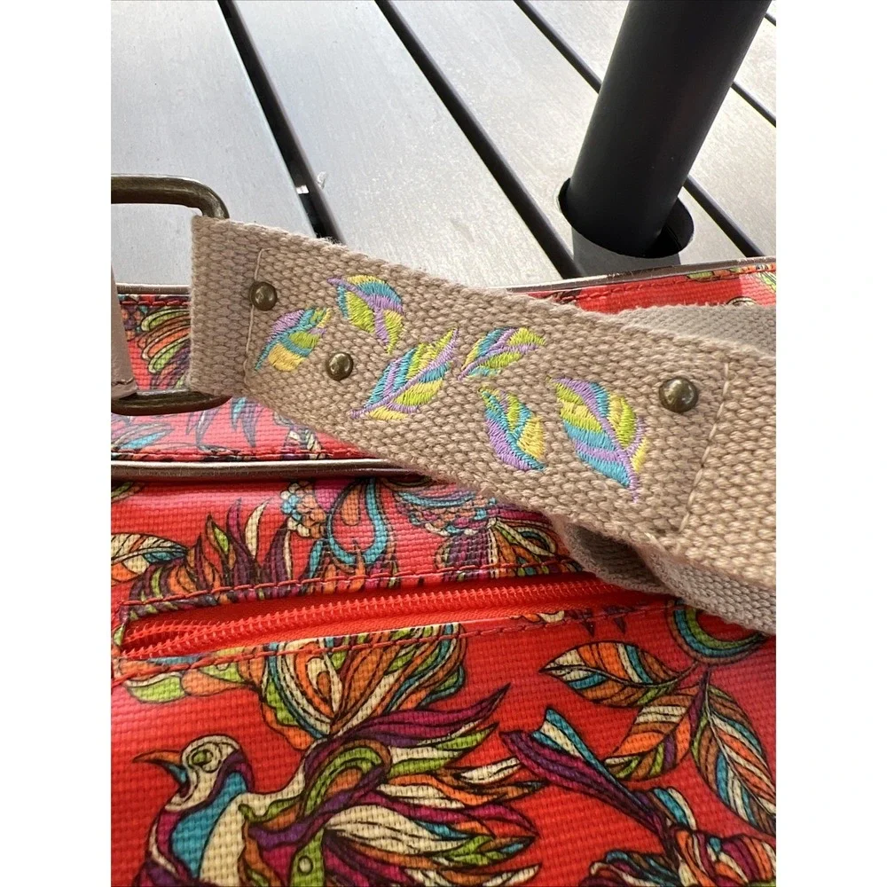 Sakroots Birds‎ of Paradise Crossbody Metro Bag Handbag Boho Festival Purse